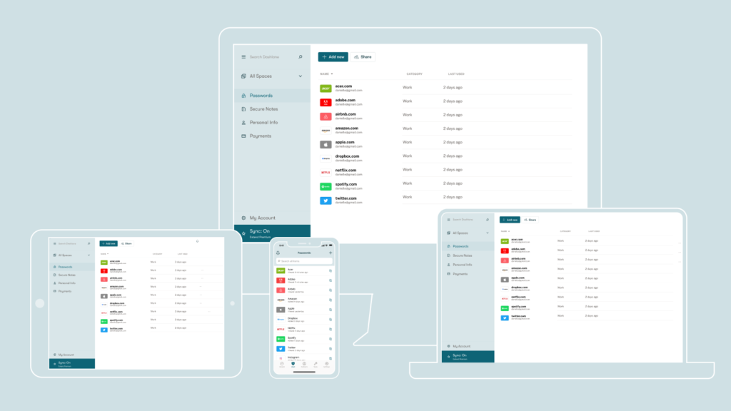 Dashlane Devices