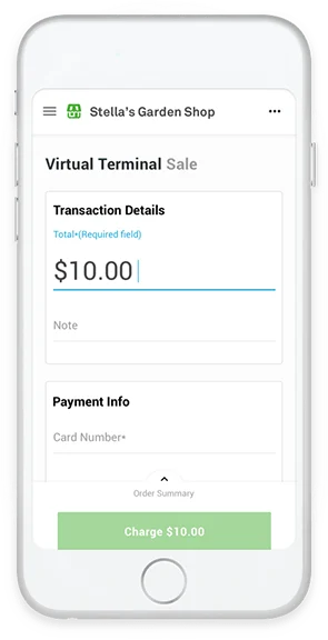 Clover POS on mobile