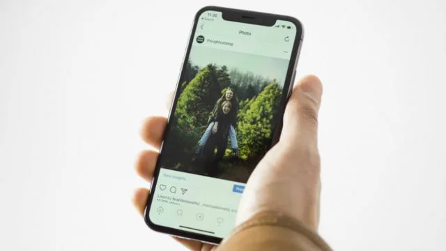instagram profile on iphone