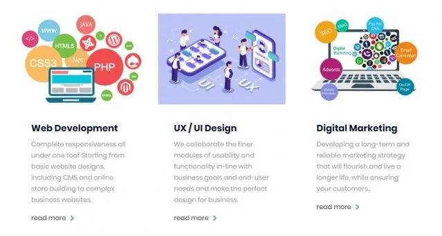Otroit web design services