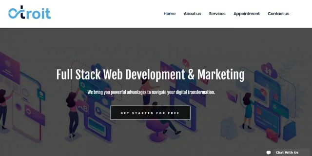 The Otroit Consultancy homepage