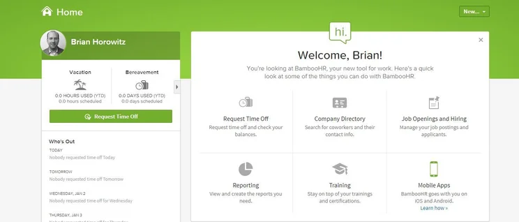 BambooHR Welcome