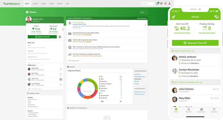 BambooHR Highlights