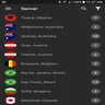 IPVanish Android Screenshot of Server List