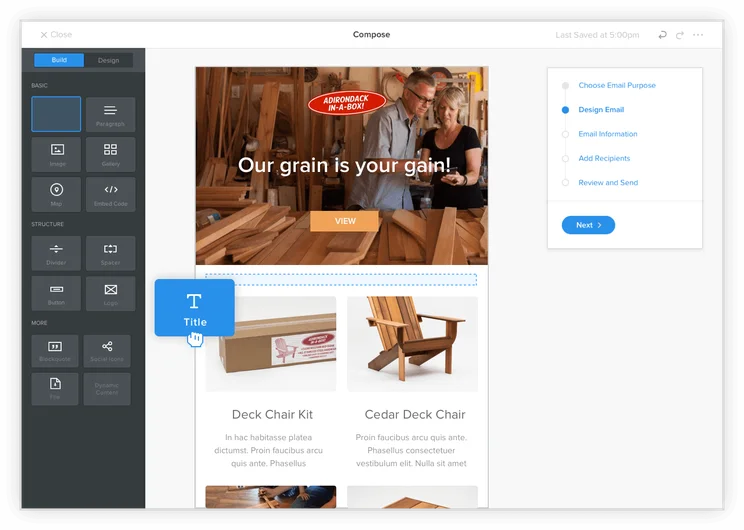 Weebly: adding title