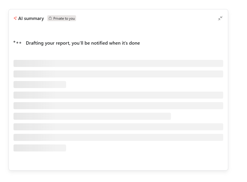 Screenshot of Asana AI summary. Source: Tech.co testing
