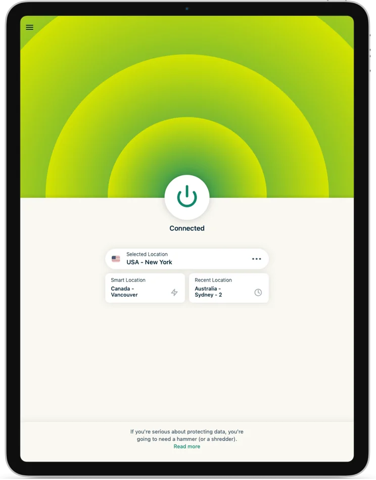 ExpressVPN iPad