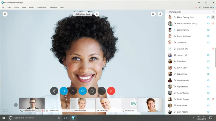 Webex Speaker focus