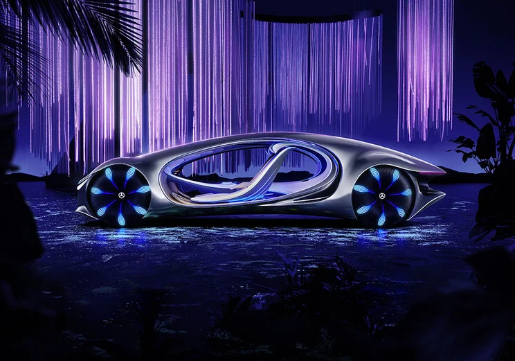 mercedes avtr concept side