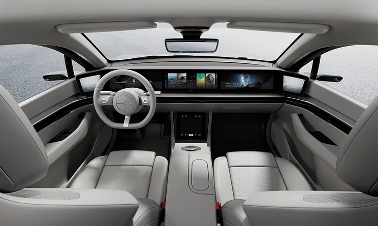 sony vision s concept dashboard