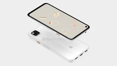 google pixel 4a front and rear