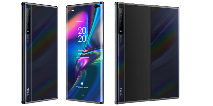 tcl rollable phone concept