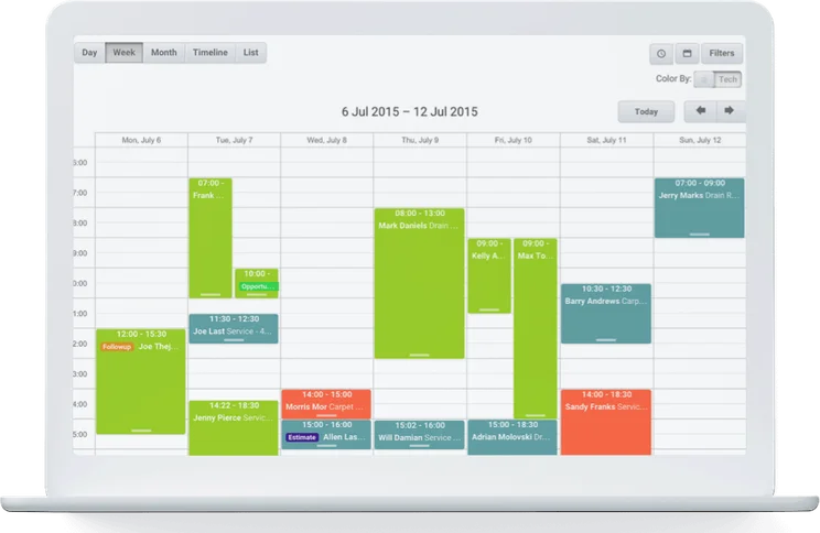 Workiz Easy Calendar