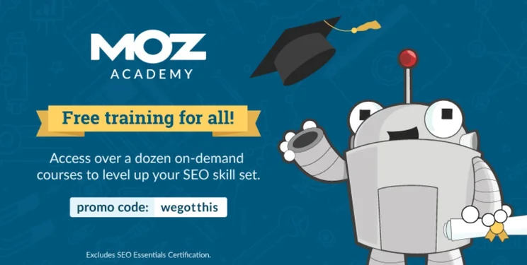 Moz Academy free courses