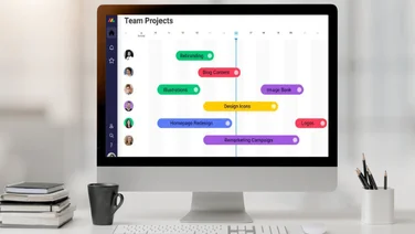 Monday.com Team Projects Computer
