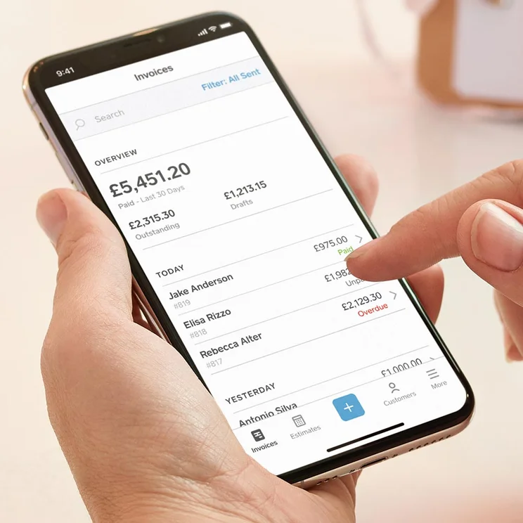 square online store invoices