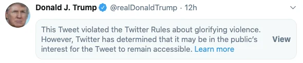 Trump Tweet
