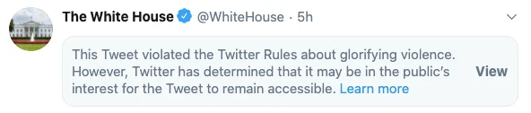 White House Tweet