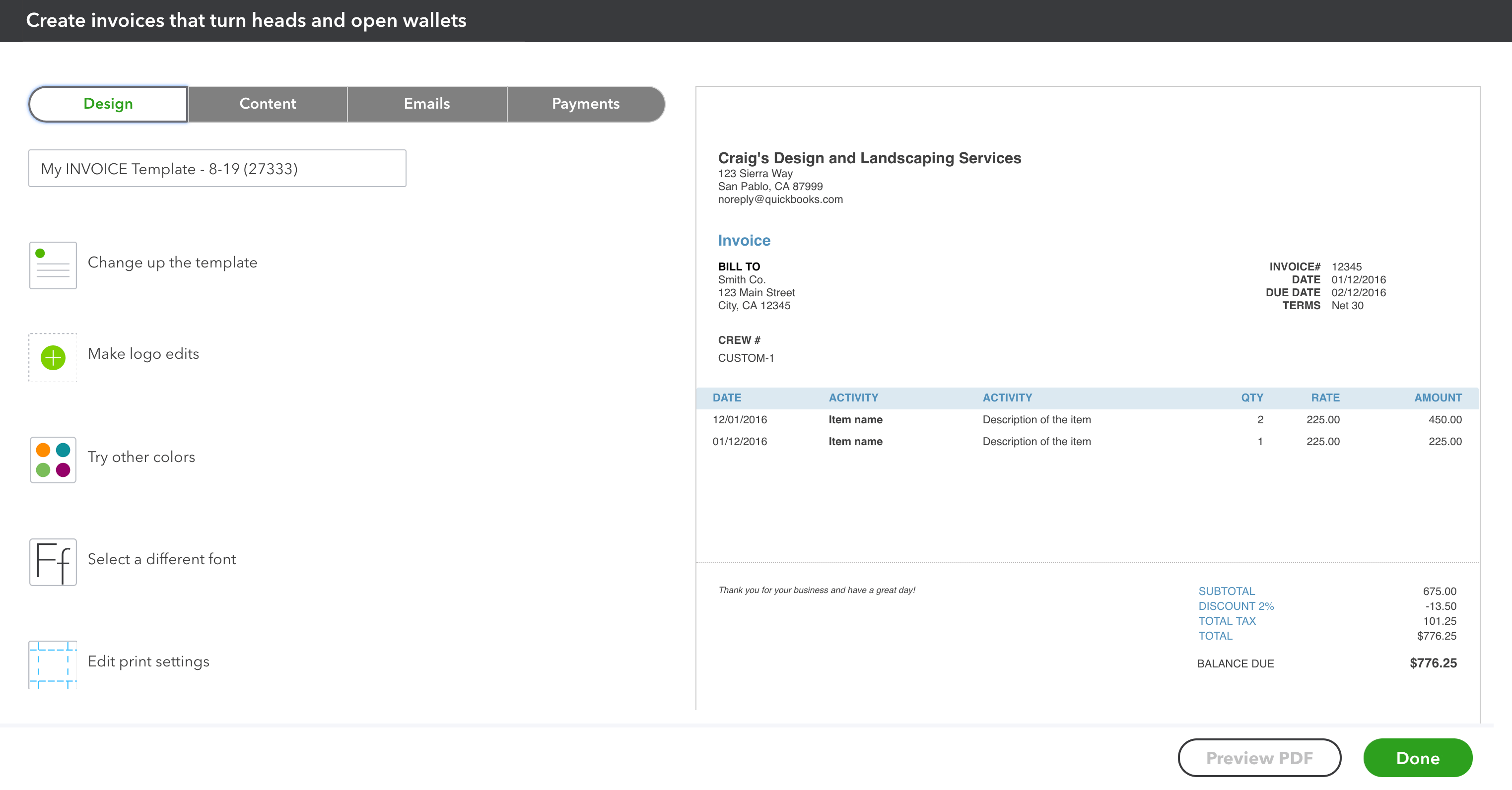 laceup quickbooks mobile invoicing pricing