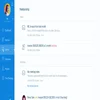Screenshot of FreshBooks clients interface in software