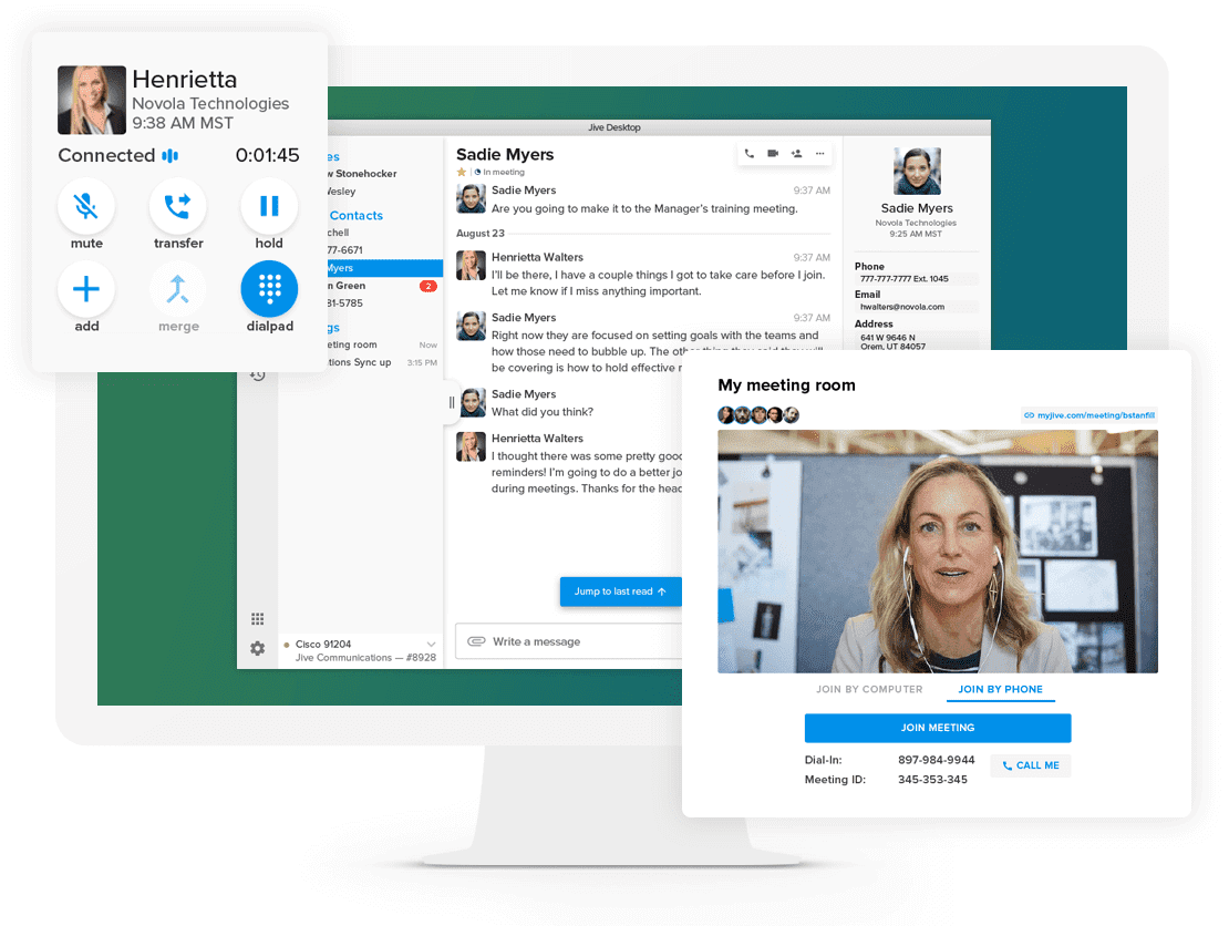 GoToConnect on desktop