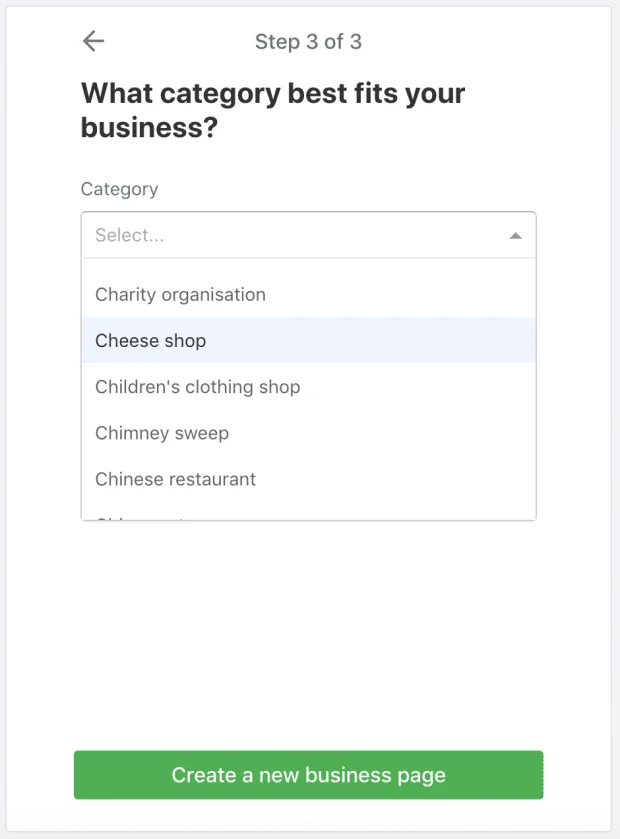 Nextdoor Business Category