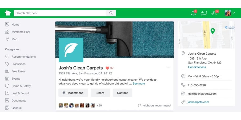 Advertising on Nextdoor for Businesses Advertise Locally