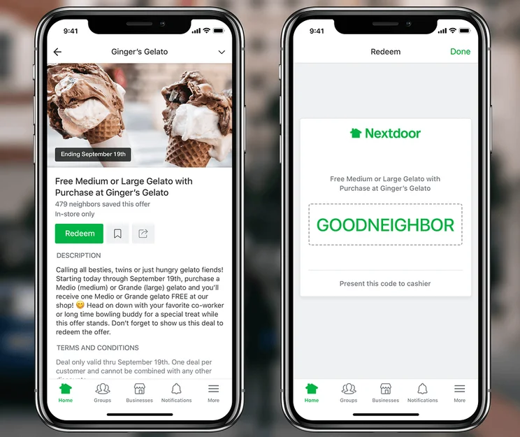 Nextdoor Local Deals