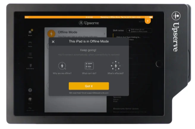 Upserve Offline Mode