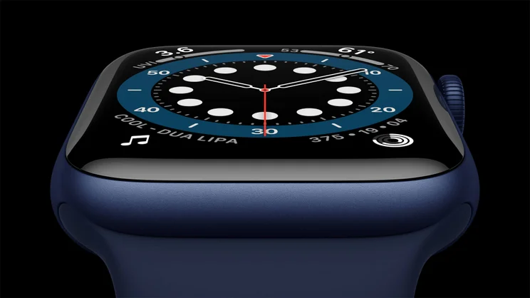Apple watch series 6 Aluminum blue case