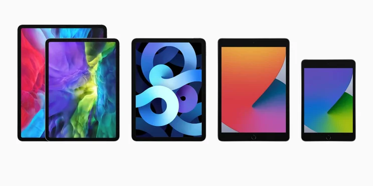 apple ipad lineup