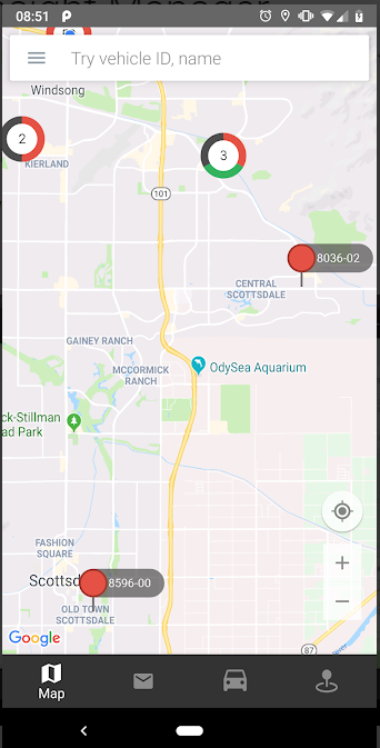 gps insight app map view