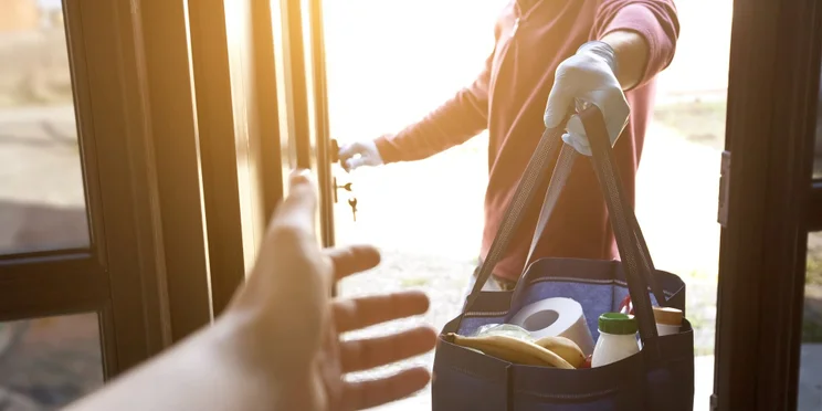 Online grocery sales in a pandemic