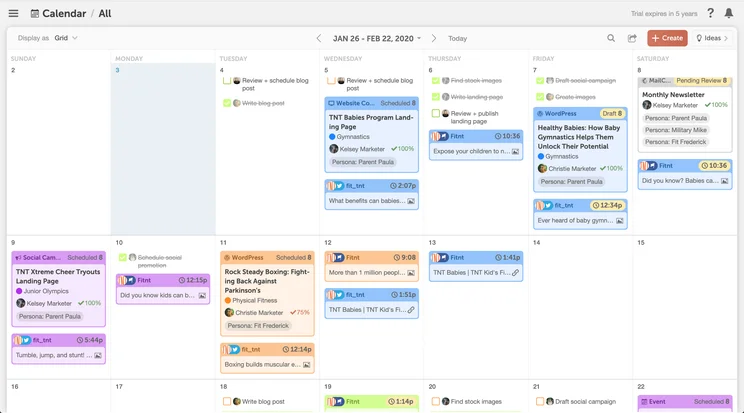 CoSchedule Calendar
