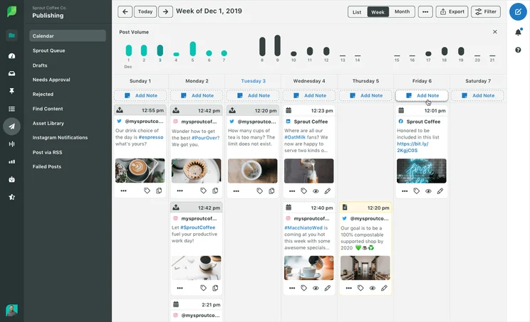 Sprout Social Home