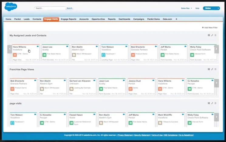 Pardot: Engage alerts