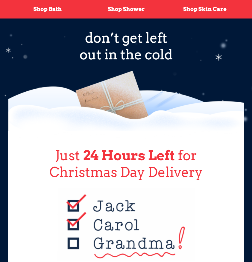 Campaign Monitor Template Holiday