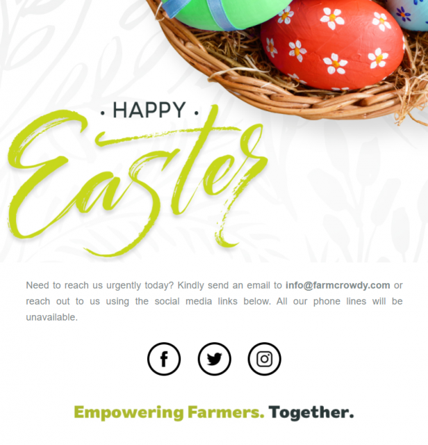 Mailerlite Tempate Easter