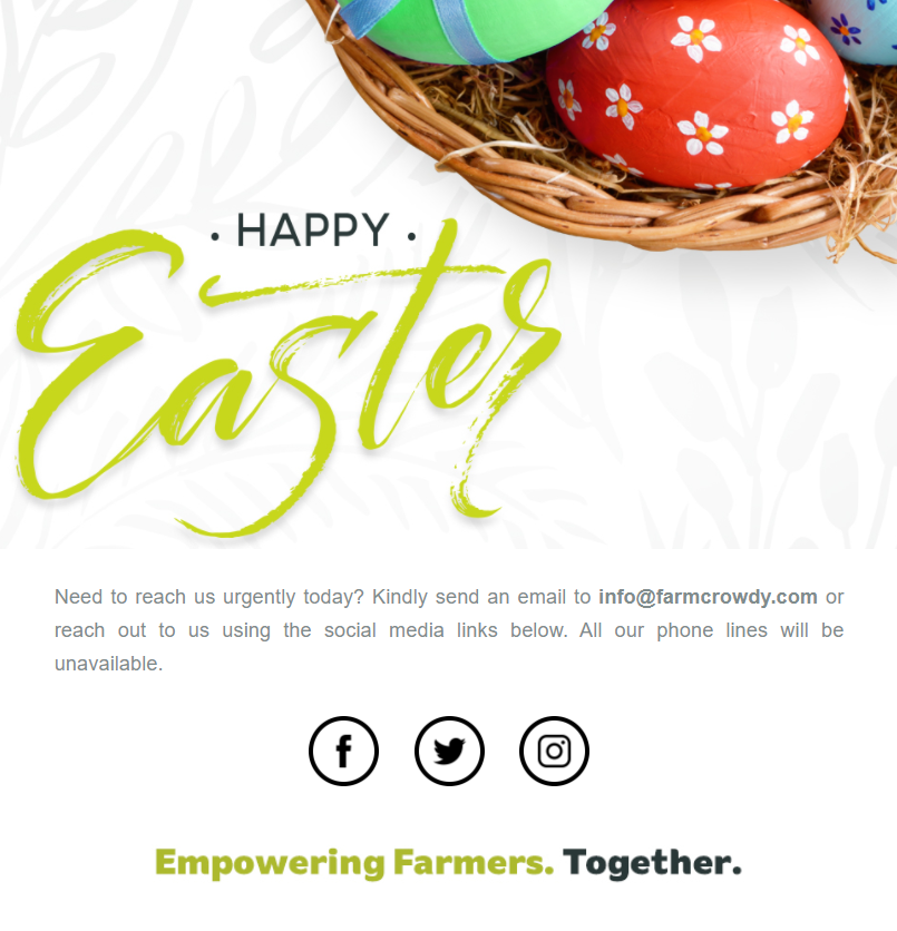 Mailerlite Tempate Easter