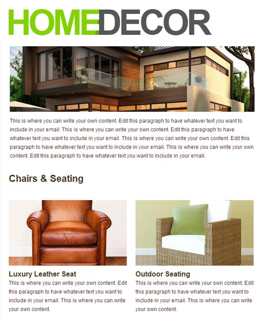ActiveCampaign Template Decor