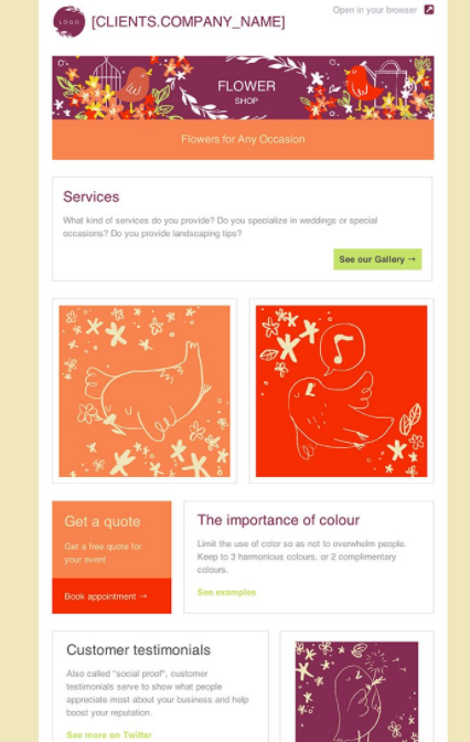 Cakemail Template Profile