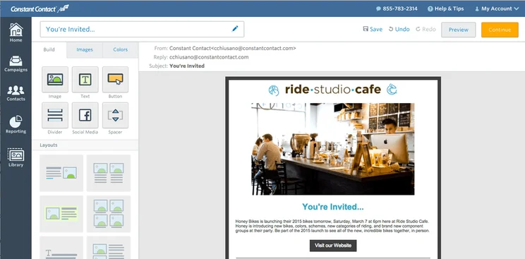 Constant Contact Campaign