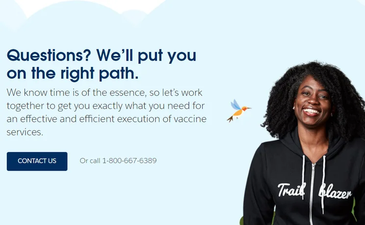 Salesforce Vaccine Cloud - Contact Us