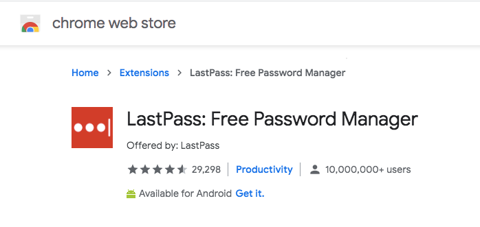 LastPass User Ratings