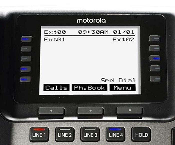 Motorola ML1002D screen