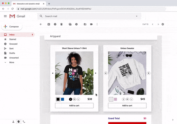 AppMail ecommerce