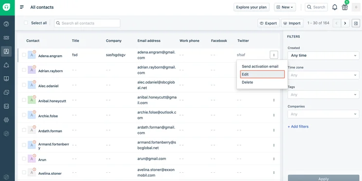 Freshdesk Contacts