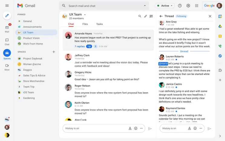 Google Workspace Spaces