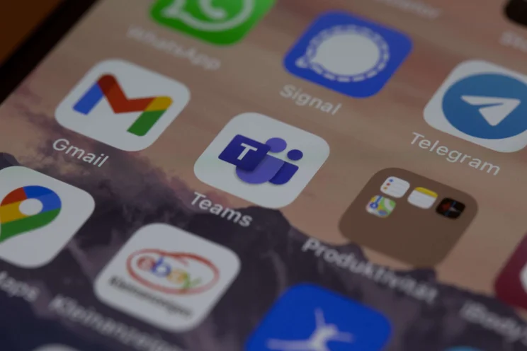 Microsoft Teams App on Phone