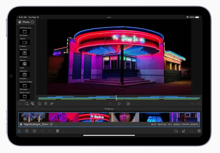 Apple iPad Mini: Luma Fusion